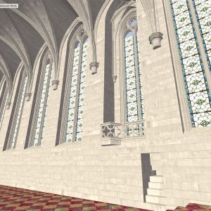 Interior view of pulpit