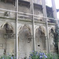 Reconstructed dado arcade in Square Laurent Prache, Paris