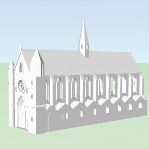 Exterior southwest view