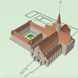 Proposed reconstruction of monastic complex