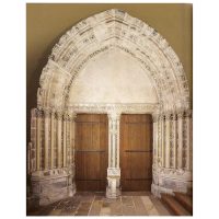 Portal of the Lady Chapel now installed at the Musée de Cluny