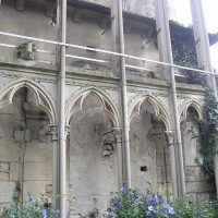 Reconstructed dado arcade in Square Laurent Prache, Paris