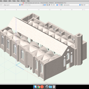 Exterior isometric view